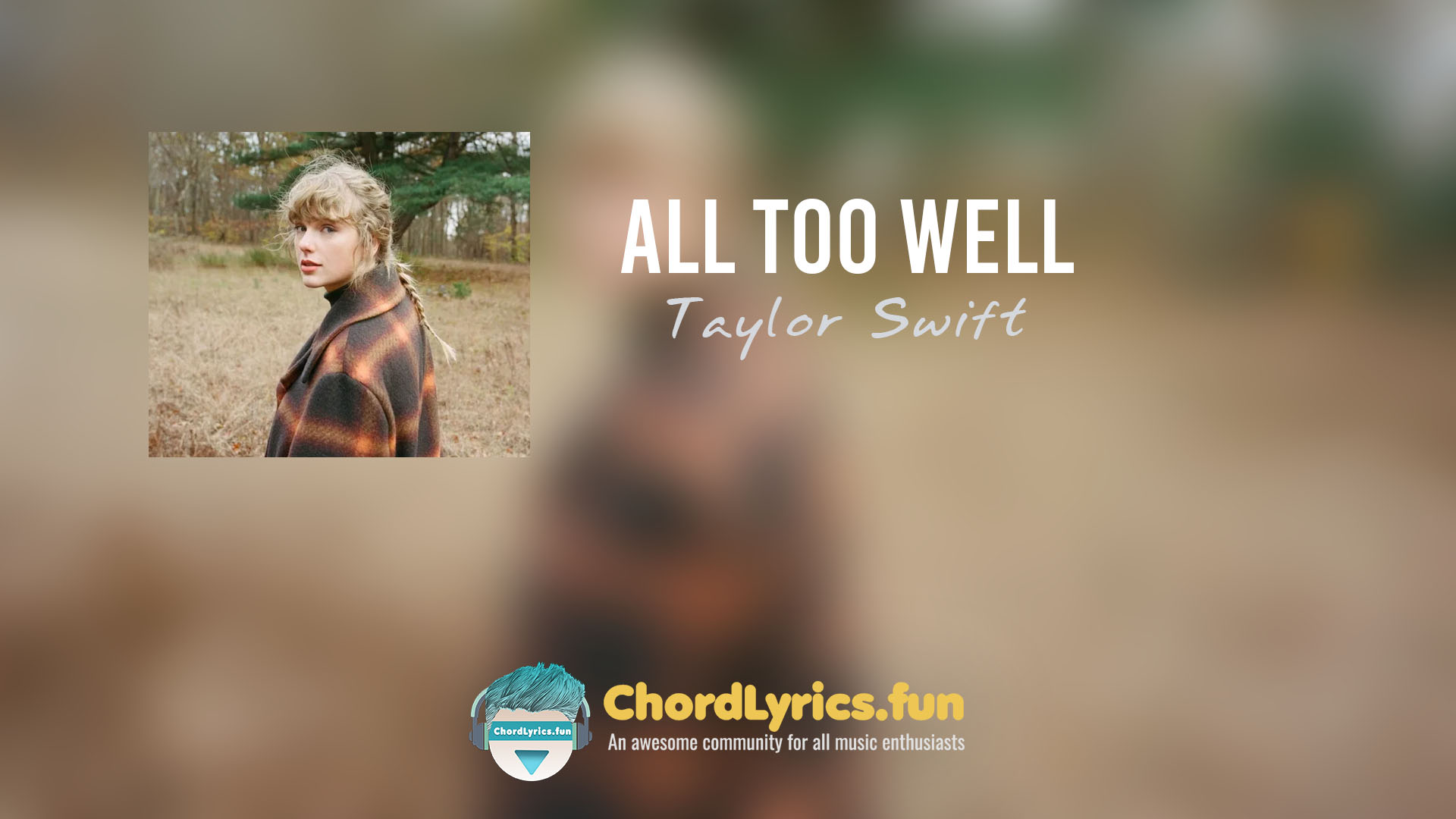 All too well taylor swift